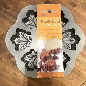 Nordic Ware Maple Leaf muffin pan